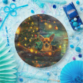 Chihuahua Weihnachtsreise Pappteller (Party)