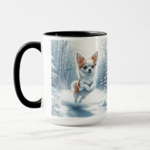 Chihuahua Weihnachtsschnee Tasse