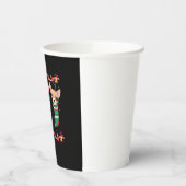 Chihuahua Weihnachtssocken Lights Funny Xmas Dog L Pappbecher (Links)