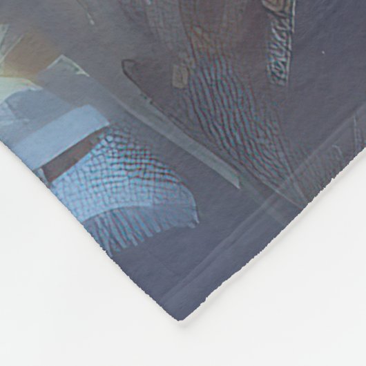 Chihuahua Weihnachtszeit Fleecedecke (Ecke)