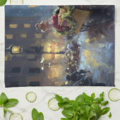 Chihuahua Weihnachtszeit Geschirrtuch (Gefaltet)