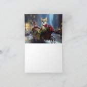 Chihuahua Weihnachtszeit Karte (Innenseite)