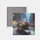 Chihuahua Weihnachtszeit Magnet (Vorderseite/Rückseite)