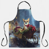 Chihuahua Weihnachtszeit Schürze (Vorderseite)