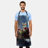 Chihuahua Weihnachtszeit Schürze (Getragen)