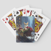 Chihuahua Weihnachtszeit Spielkarten (Rückseite)