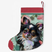 Chihuahua Weihnachtszeit-Strumpf| Ornament Kleiner Weihnachtsstrumpf (Rückseite)