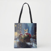 Chihuahua Weihnachtszeit Tasche (Vorderseite)