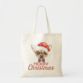 Chihuahua Weihnachtszeit-Tasche Tragetasche