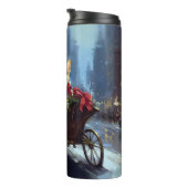 Chihuahua Weihnachtszeit Thermosbecher (Nach rechts gedreht)