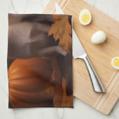 Chihuahua Welpe Autumn Delight Pumpkin Geschirrtuch (Viertel Falte)