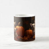 Chihuahua Welpe Autumn Delight Pumpkin Kaffeetasse (Mittel)
