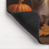Chihuahua Welpe Autumn Delight Pumpkin Mousepad (Ecke)