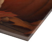 Chihuahua Welpe Autumn Delight Pumpkin Schneidebrett (Ecke)