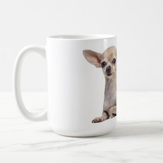 Chihuahua Welpe Hund Canine Coffee Tasse (Links)