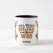 Chihuahua Welpe Hund, du machst meinen Schwanz Wag Tasse (Zentrum)