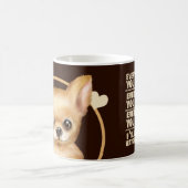 Chihuahua Welpe Hund jeden Snack, den Sie machen Kaffeetasse (Mittel)