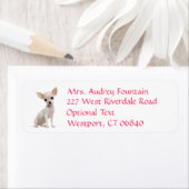 Chihuahua Welpe Hunde Rücksendeadresse Name Label (Insitu)