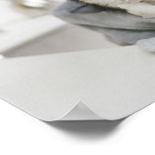 Chihuahua Welpe in einem Handtuch ummantelt Poster (Ecke)