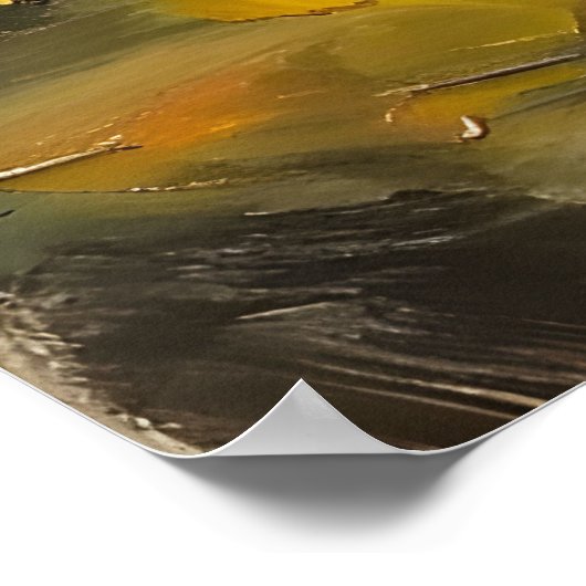 Chihuahua Welpe in einer gemütlichen Zuhause Poster (Ecke)