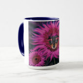 Chihuahua Welpe und Rosa Blume Tasse (Vorderseite Links)