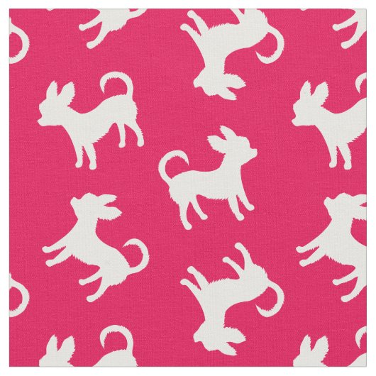 Chihuahua-Welpen, benutzerdefinierte Farbe Stoff (Nahaufnahme)