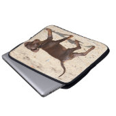 Chihuahua-Welpen-Gehen Laptopschutzhülle (Vorne Knopf)