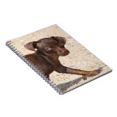 Chihuahua-Welpen-Gehen Notizblock (Rechte Seite)