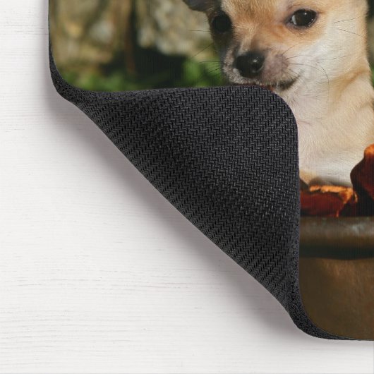 Chihuahua-Welpen Mousepad (Ecke)