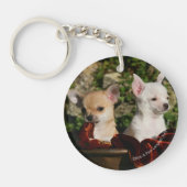 Chihuahua-Welpen Schlüsselanhänger (Vorderseite)