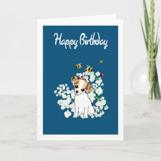 Chihuahua Welppy Birthday Card - Eigener Gruß hinz Karte