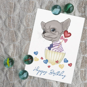 Chihuahua Welppy Happy Birthday Einladung