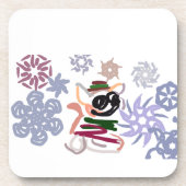  Chihuahua Winter  Getränkeuntersetzer (Vorderseite)