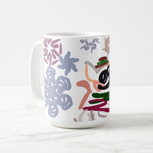  Chihuahua Winter  Kaffeetasse (Vorderseite Links)