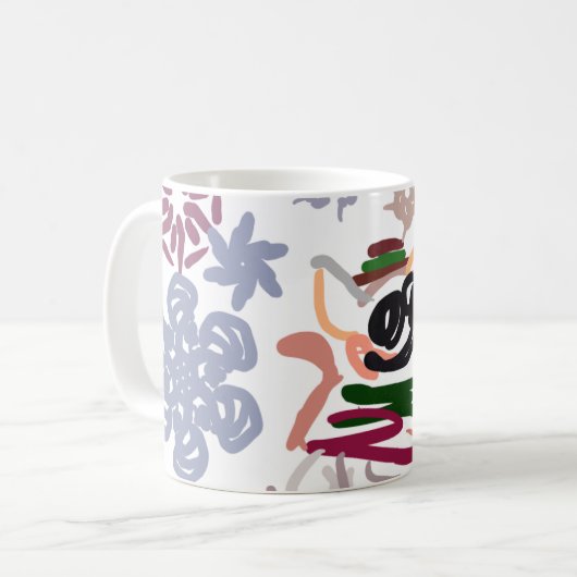  Chihuahua Winter  Kaffeetasse (Vorderseite Links)