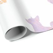 Chihuahua Wrapping Paper - Minimal Lavender Gift Geschenkpapier (Rolleneckpunkt)