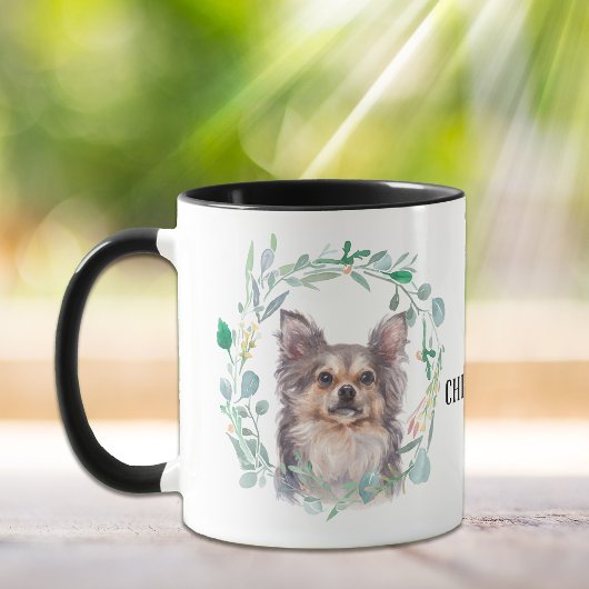 Chihuahua-Wreath-Tasse Tasse