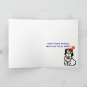 Chihuahua Yappy Birthday Card Karte (Innenseite)