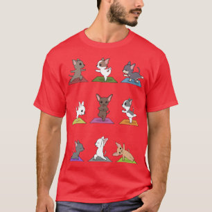 Chihuahua Yoga Lustiges Chihuahua Geschenk Geschen T-Shirt