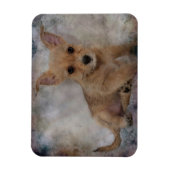 Chihuahua/Yorkie Puppy Magnet (Vertikal)
