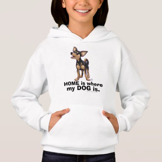 Chihuahua ZUHAUSE ist dort, wo mein DOG T - Shirt  (Vorderseite)