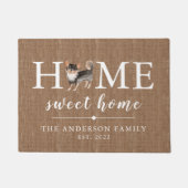 Chihuahua Zuhause Sweet Zuhause Doormat Fußmatte (Vorderseite)