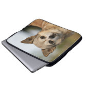 ChihuahuaHeadshot Laptopschutzhülle (Vorne Knopf)