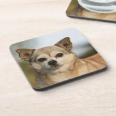 ChihuahuaHeadshot Untersetzer (Linke Seite)