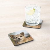 ChihuahuaHeadshot Untersetzer (Rechte Seite)