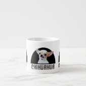 Chihuahuahund Espressotasse (Vorderseite)