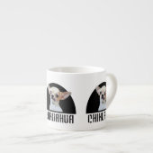 Chihuahuahund Espressotasse (Vorderseite Rechts)