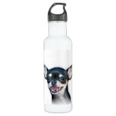 Chihuahuahund Trinkflasche (Vorderseite)