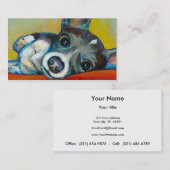 Chihuahuahundekunst - entzückende visitenkarte (Vorne/Hinten)