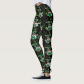 Chihuahuahundekunst-Leggings St. Patricks Tages Leggings (Links)